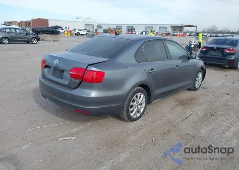 2012 Volkswagen Jetta 2.5L Se из США, поврежденный, VIN 3VWDP7AJ4CM122825